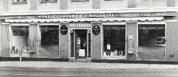Købmand Hans C. Knudsen Vestergade 10 Maribo Tlf. 178